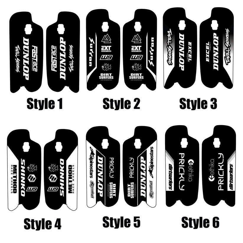 Fast Ace Fork Guard Decals